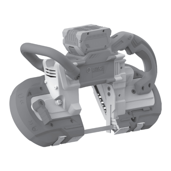 Bosch GCB18V-5 Operating/Safety Instructions Manual