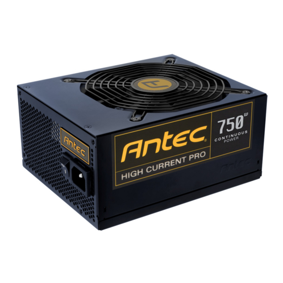 Antec HCP-750 User Manual