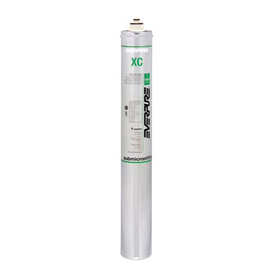Everpure XC Filter Cartridge EV9613-09 Specification Sheet
