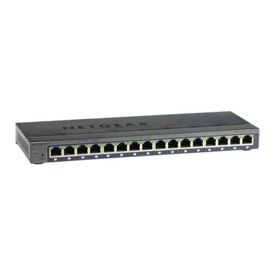 NETGEAR ProSafe Plus GS116E Installation Manual