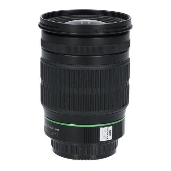 Pentax DA Operating Manual