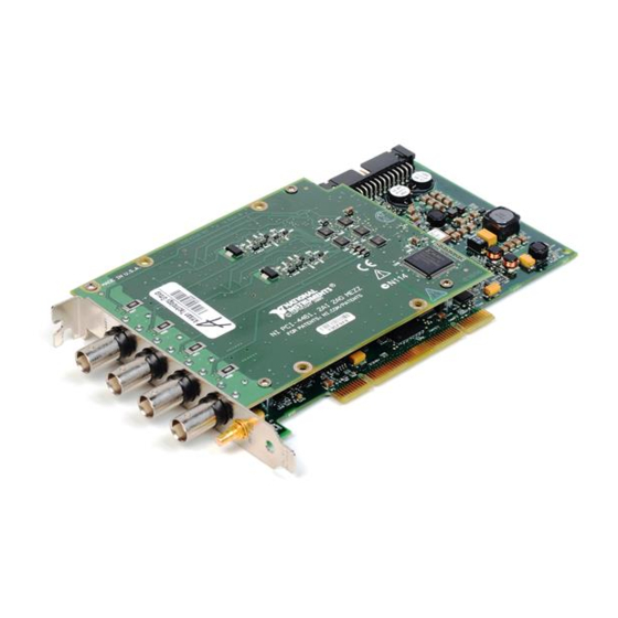 National Instruments PCI-4461 Calibration Procedure