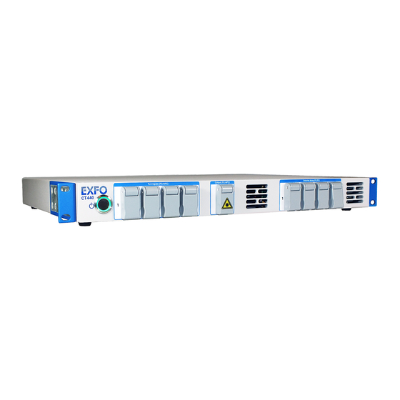 EXFO CT440 Series User Manual