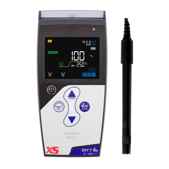 XS Instruments OXY 7 Vio Manuals
