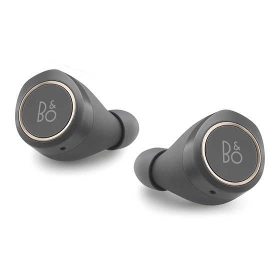 B&O Play BeoPlay E8 Manuals