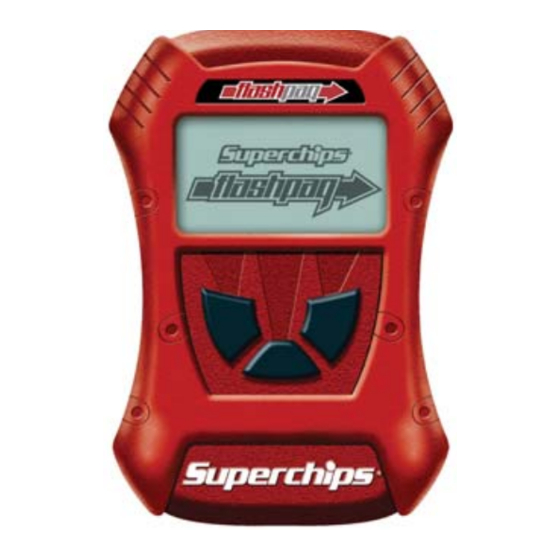 Superchips flashpaq 2825 Programming Instructions Manual