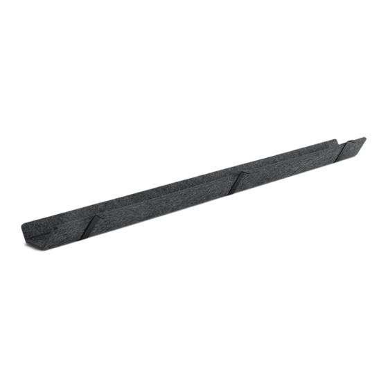 APTO FELT CABLE TRAY Instruction Manual