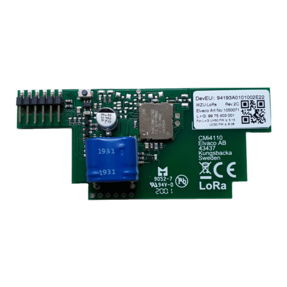 Elvaco CMi4110 Quick Start Manual