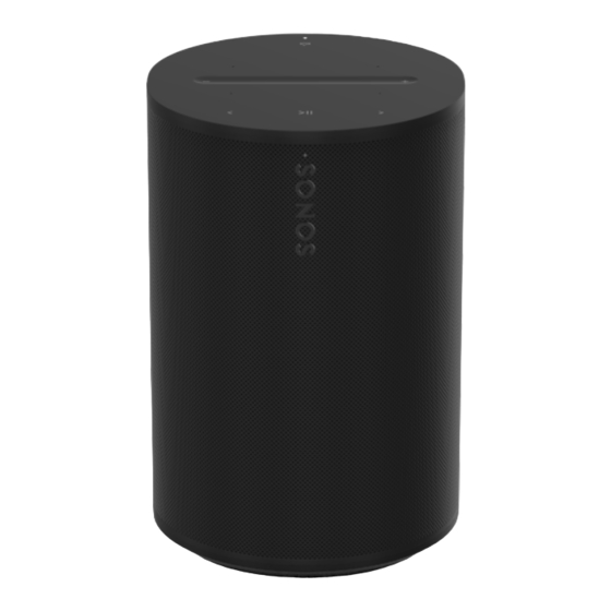 Sonos E10G1EU1BLK Manuals
