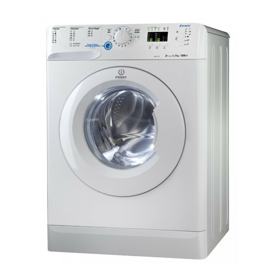 Indesit XWA 71051 Instructions For Use Manual