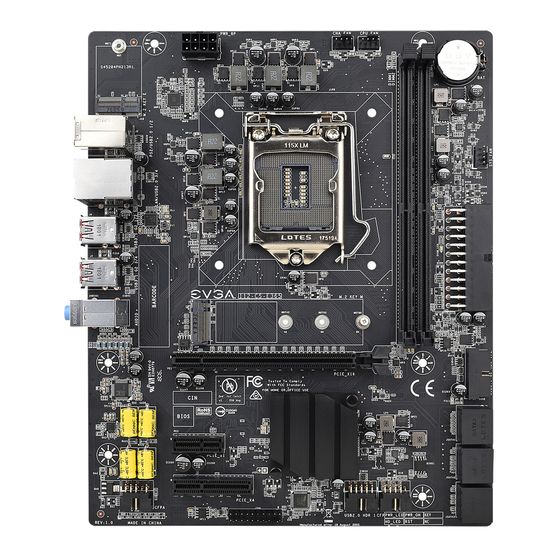 EVGA B360 Micro Gaming User Manual