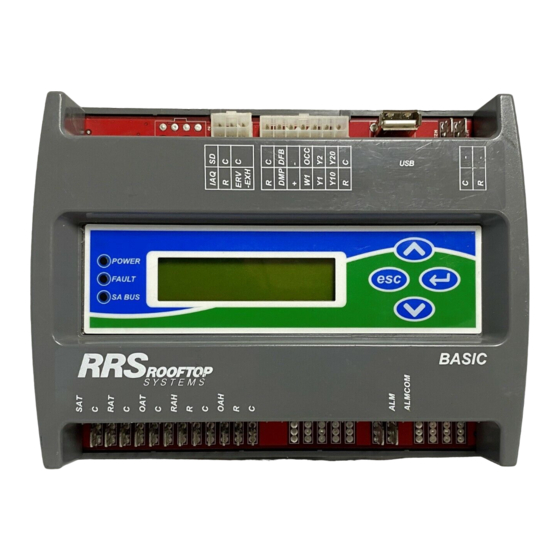 RRS Economizer Quick Start Manual