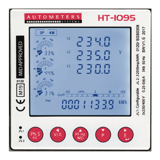 Autometers Systems HORIZON HT-1095 Manual