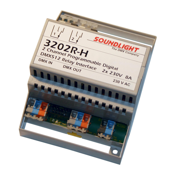 SOUNDLIGHT 3202R Mk6 Operating Manual