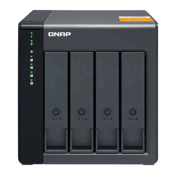 QNAP TL-D400S JBOD Storage Enclosure Manuals