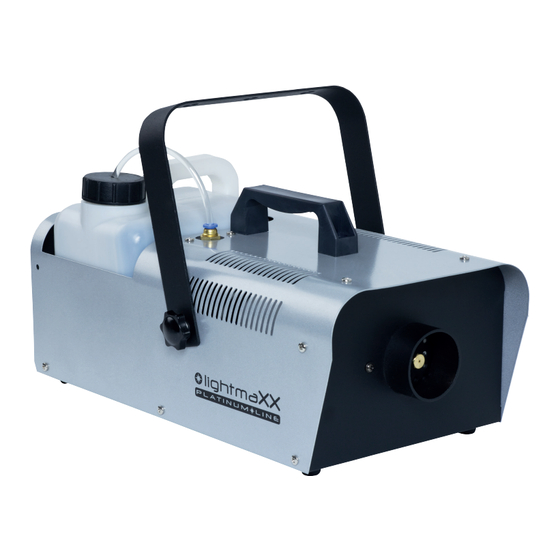 Lightmaxx Platinum Fog 1200 User Manual