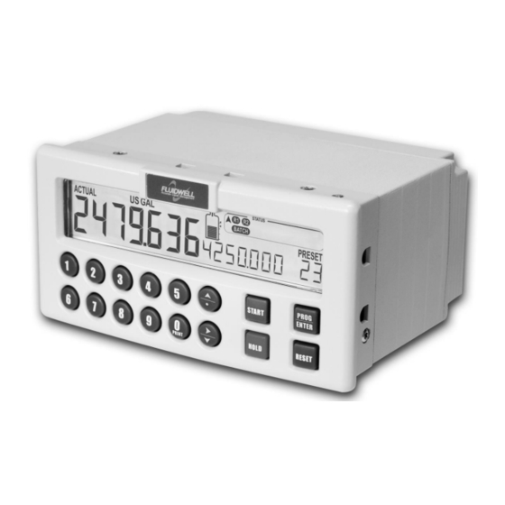 User Manuals: Fluidwell N Series Batch Controllers