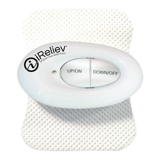 iReliev WiTENS Mini Pain Relief Patch Instruction Manua