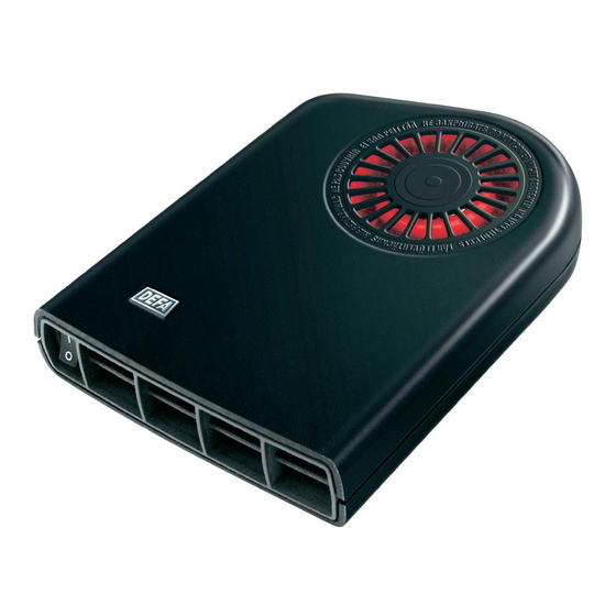 DEFA WarmUp Termini 1350 Installation Manual