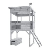 Tp Tree Tops Wooden Tower Playhouse with Toy Box Instructions For Assembly, Maintenance And Safe Use