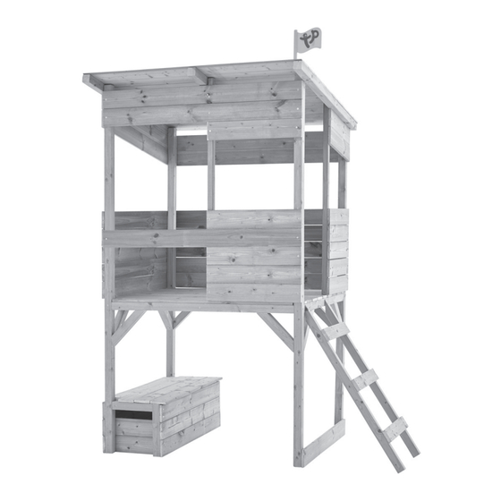 TP Tree Tops Wooden Tower Playhouse with Toy Box Instructions For Assembly, Maintenance And Safe Use
