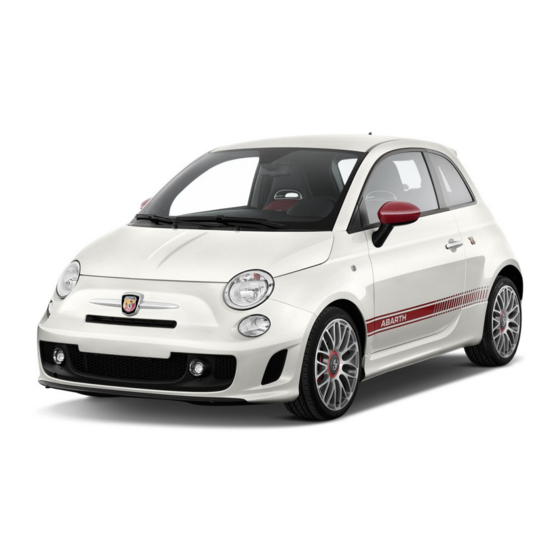 Fiat 2015 500 Abarth Owner's Manual