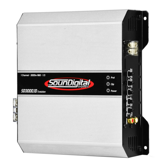 Soundigital SD3000.1D Evolution Owner's Manual