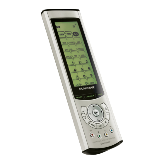 Sunwave src-3200 Specifications