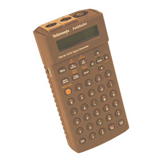 Tektronix PATHFINDER TSG 90 Service Manual