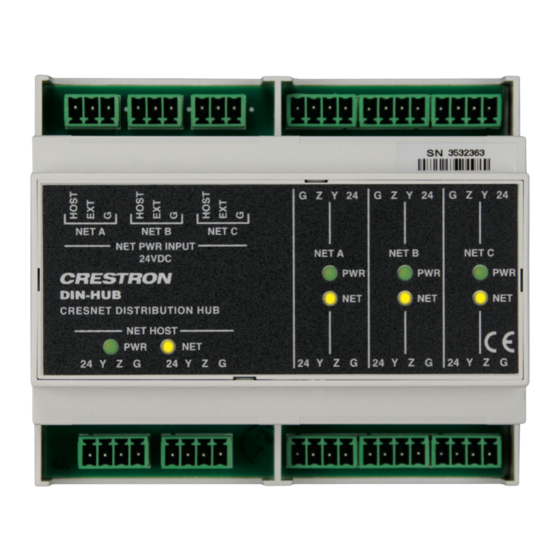 Crestron DIN-HUB Installation Manual