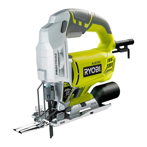 RYOBI RJS750 ORIGINAL INSTRUCTIONS MANUAL Pdf Download | ManualsLib