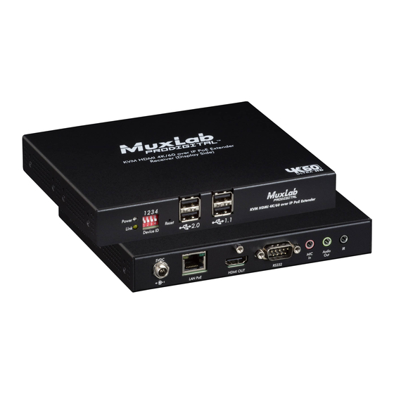 MuxLab 500800 Quick Installation Manual