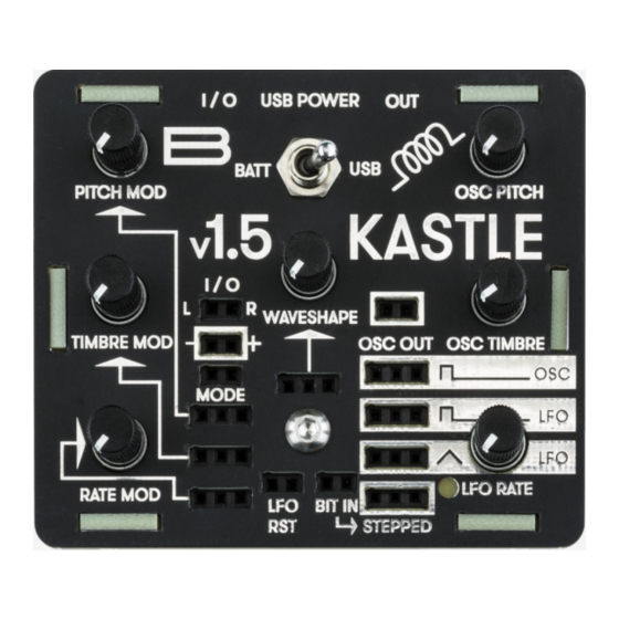 Bastl Instruments KASTLE v1.5 Manual