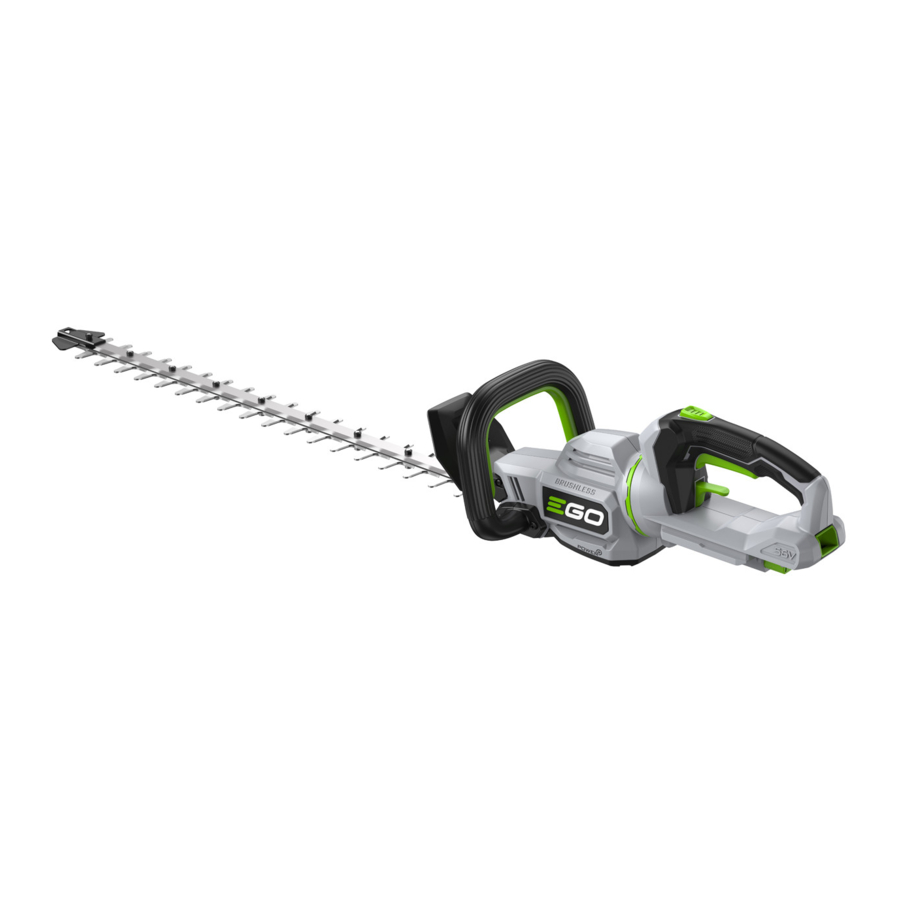 EGO Power Plus HT2600E - HEDGE TRIMMER Manual