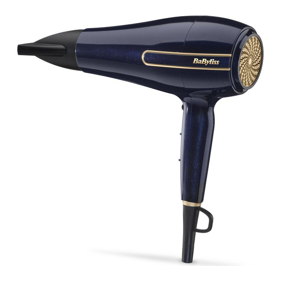 BaByliss BLACK ONYX DRYER Manual