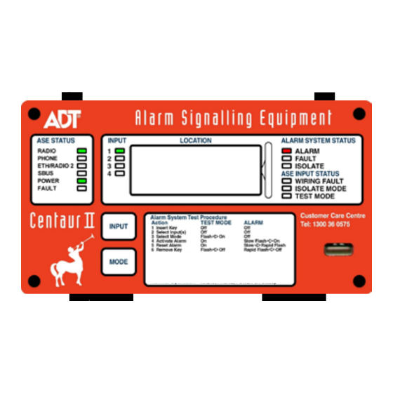 ADT Centaur II Dual 3G Installation Manual