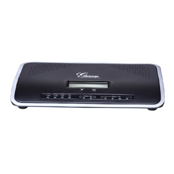 Grandstream Networks UCM6100 Manual Manual