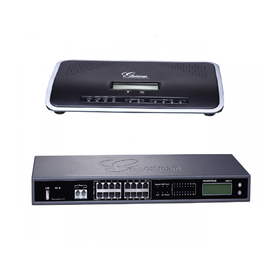 Grandstream Networks UCM6100 How To Use Manual