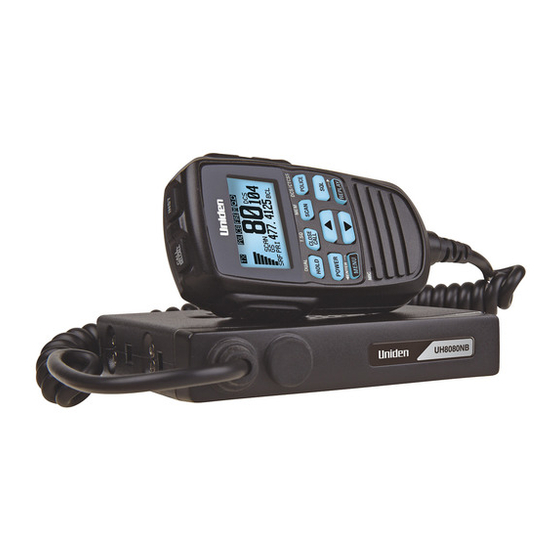 Uniden UH8080NB Owner's Manual