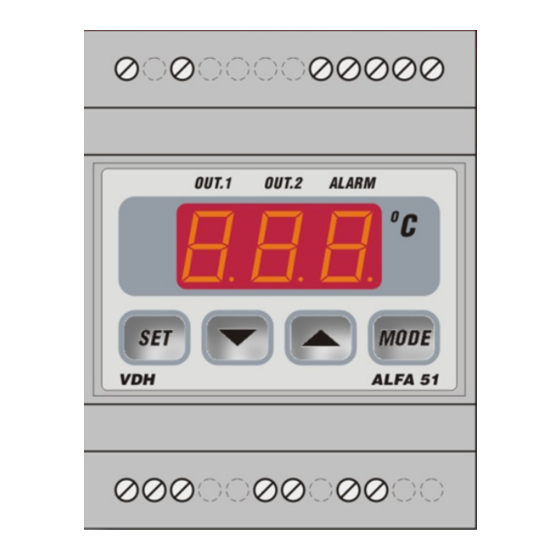 VDH ALFA(NET) 51 PI Manual