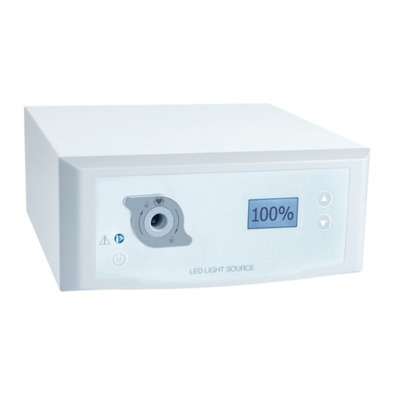 SCHÖLLY FIBEROPTIC LED Light Source Instructions For Use Manual
