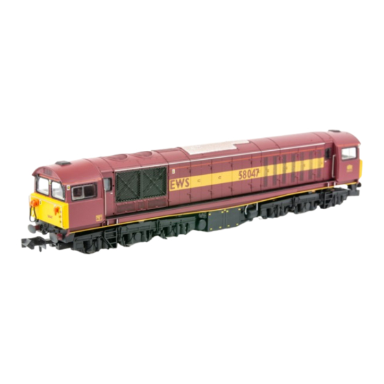 DAPOL Class 58 Locomotive Quick Start Manual