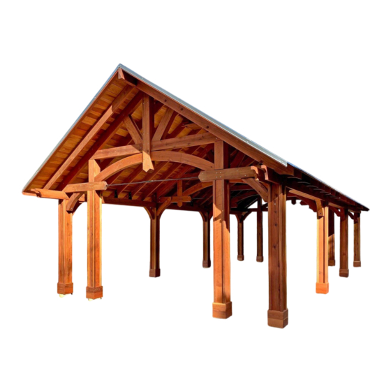 Forever Redwood CARDINAL'S NEST PAVILION Assembly Instructions Manual