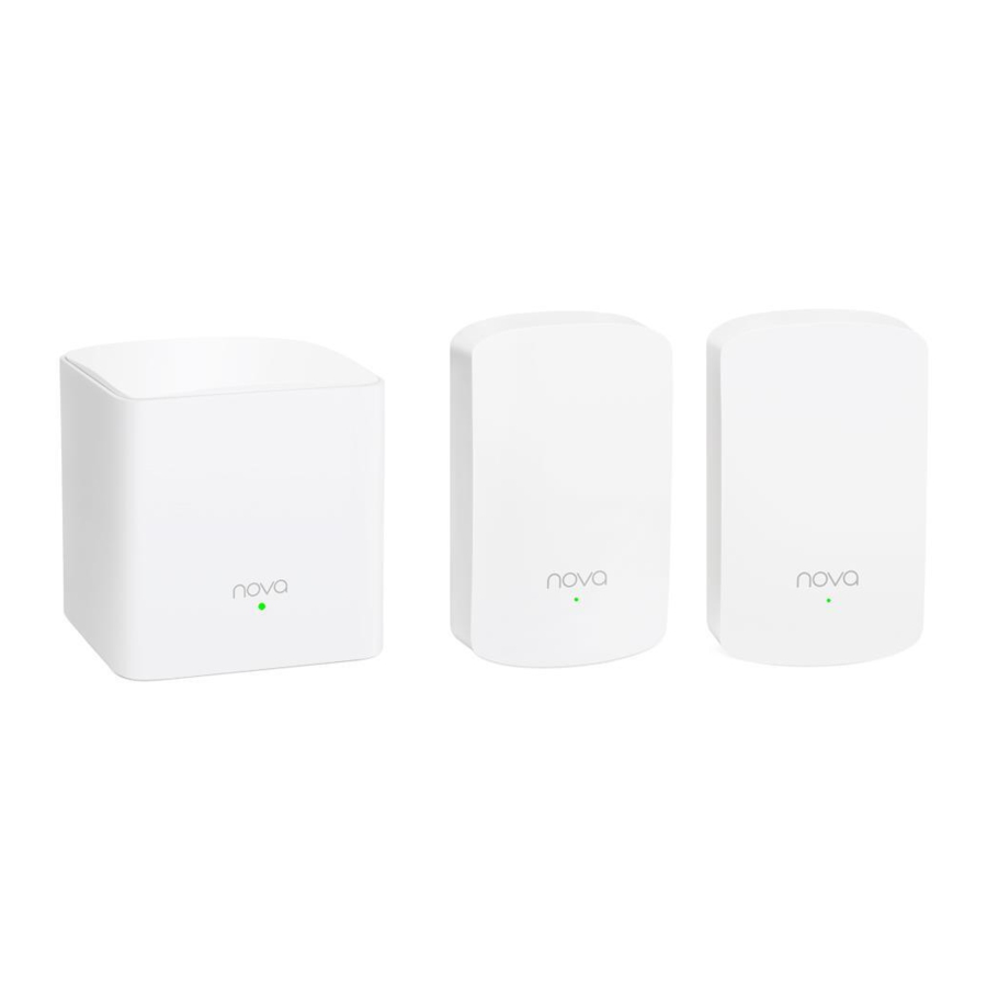 Tenda MW5 - Nova Mesh WiFi System Manual
