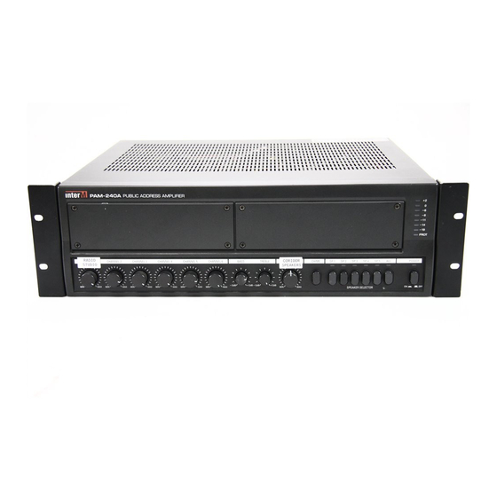 Inter-m PAM-360A Operation Manual