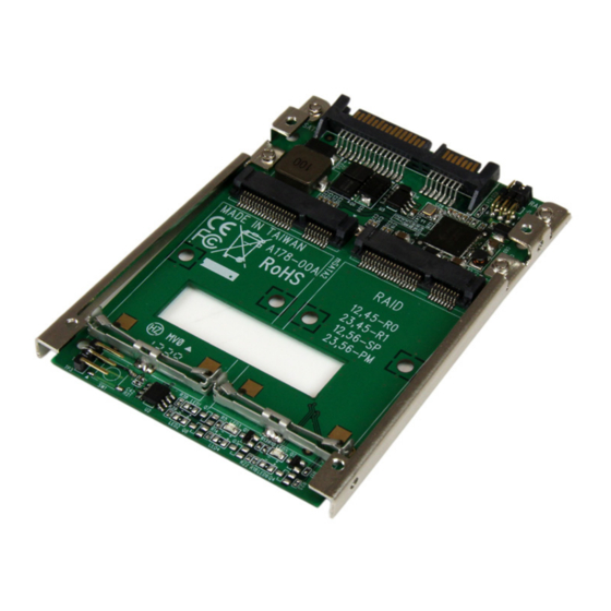 StarTech.com 25SAT22MSAT User Manual