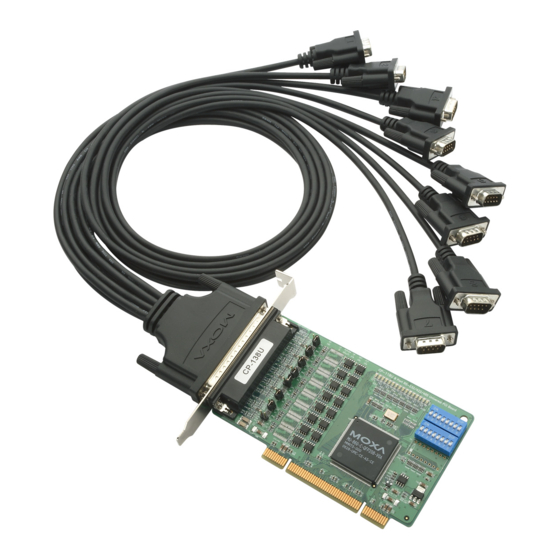 Moxa Technologies CP-118U-I Quick Installation Manual