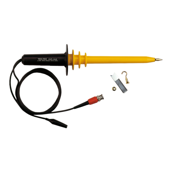 Testec TT-HVP 15HF User Manual