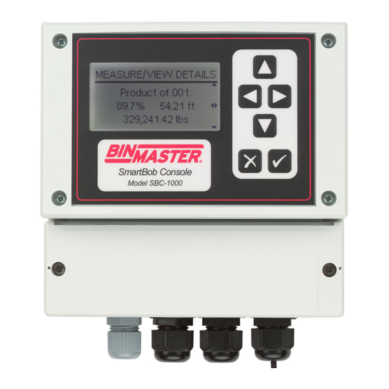 Bin Master C-100MB Level Control Console Manuals