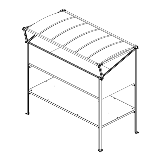 Palram GrowDeck Assembly Instructions Manual